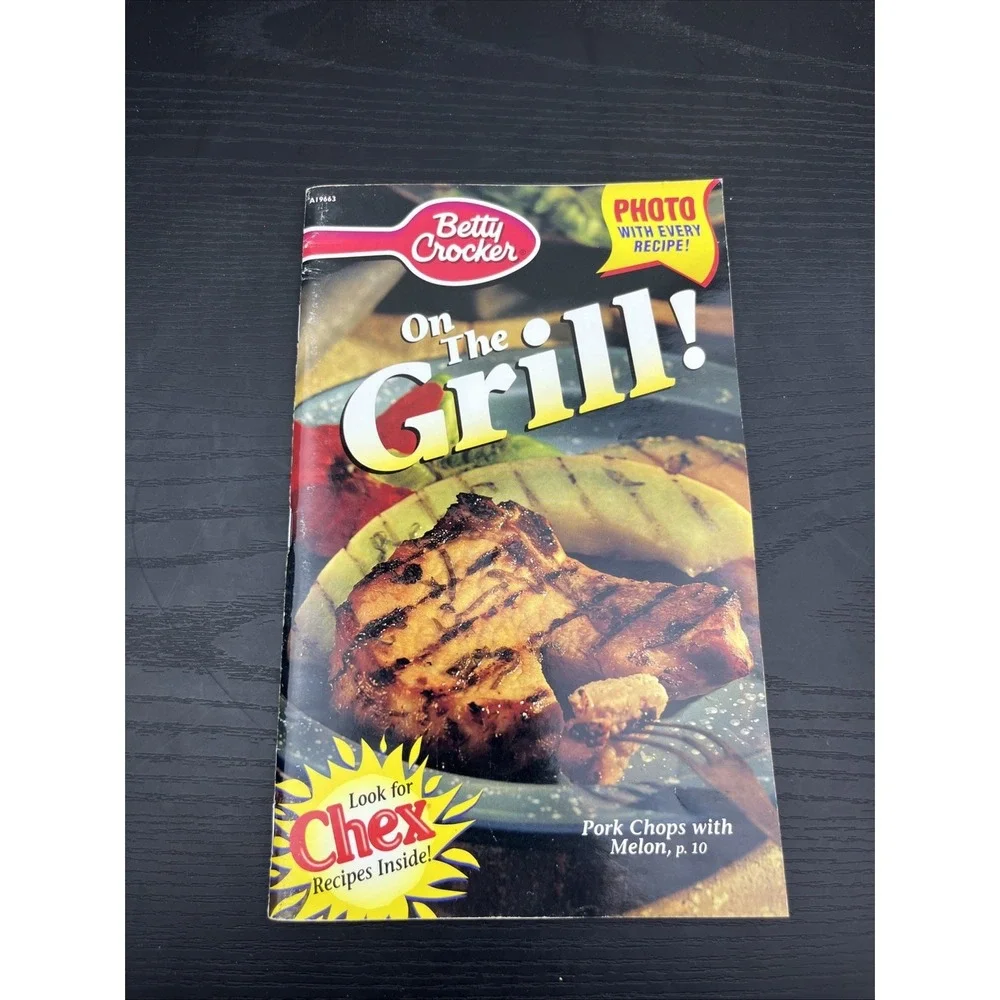Betty Crocker On The Grill 2000 Cookbook Chex Recipes BBQ Booklet